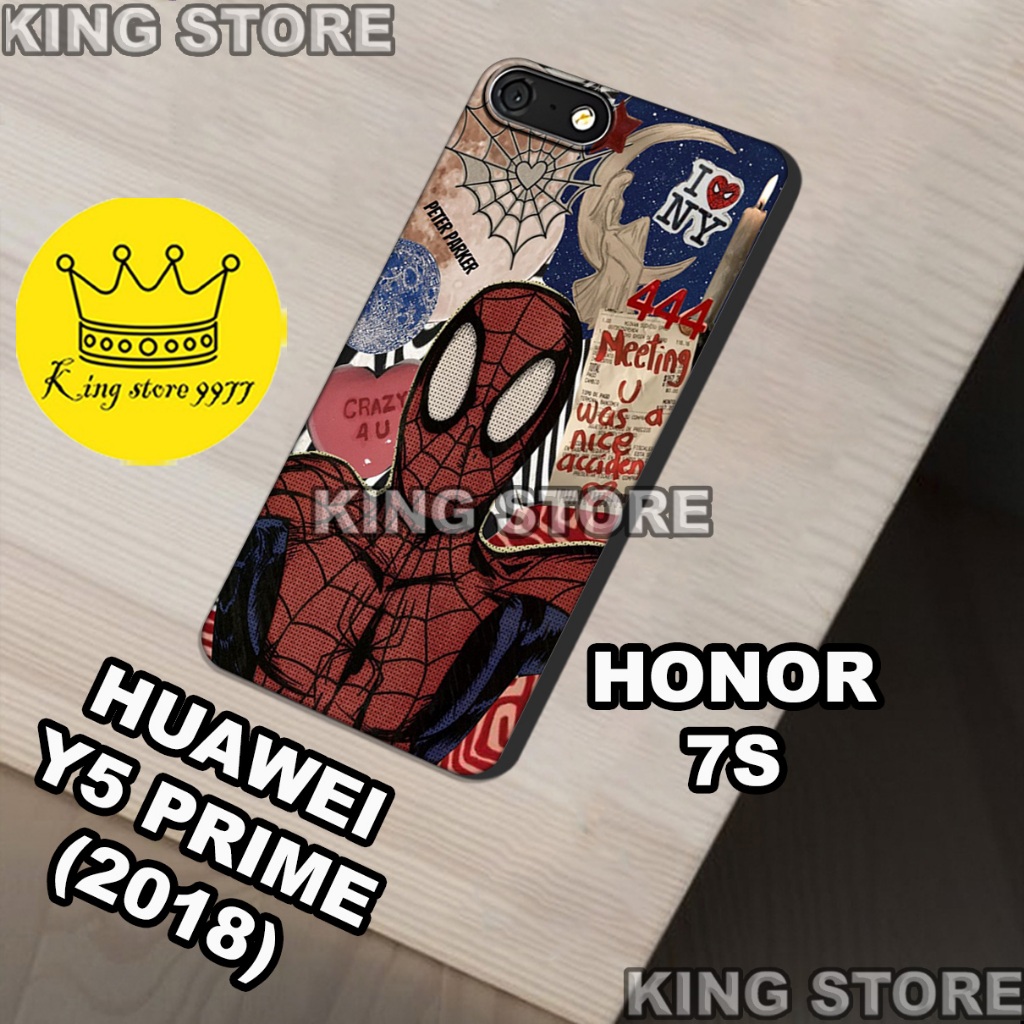 (KS32)  Case HUAWEI HONOR 7S HUAWEI Y5 PRIME (2018) / Motif gambar Spiderman /casing  HUAWEI HONOR 7