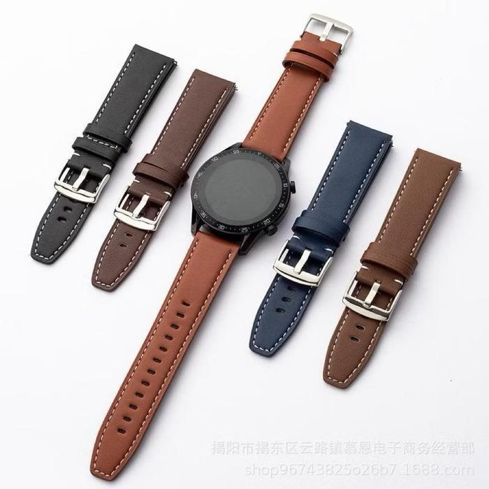 Strap Smartwatch Realme Watch 3/Realme Watch 5 2025 Leather Tali Jam Kulit