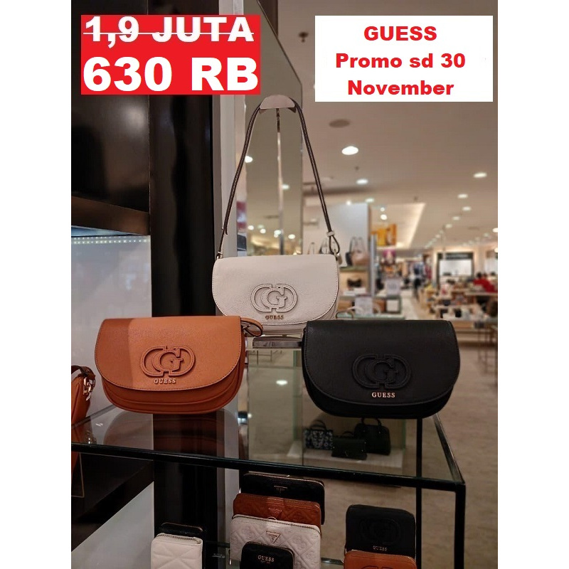Tas Guess seri CALEBRA CONVERTIBLE  sling bag original STORE