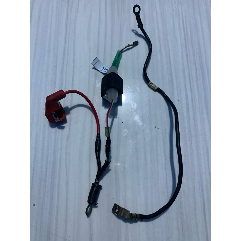 kabel negatif aki, kabel positif aki dan sekring kawasaki kaze r