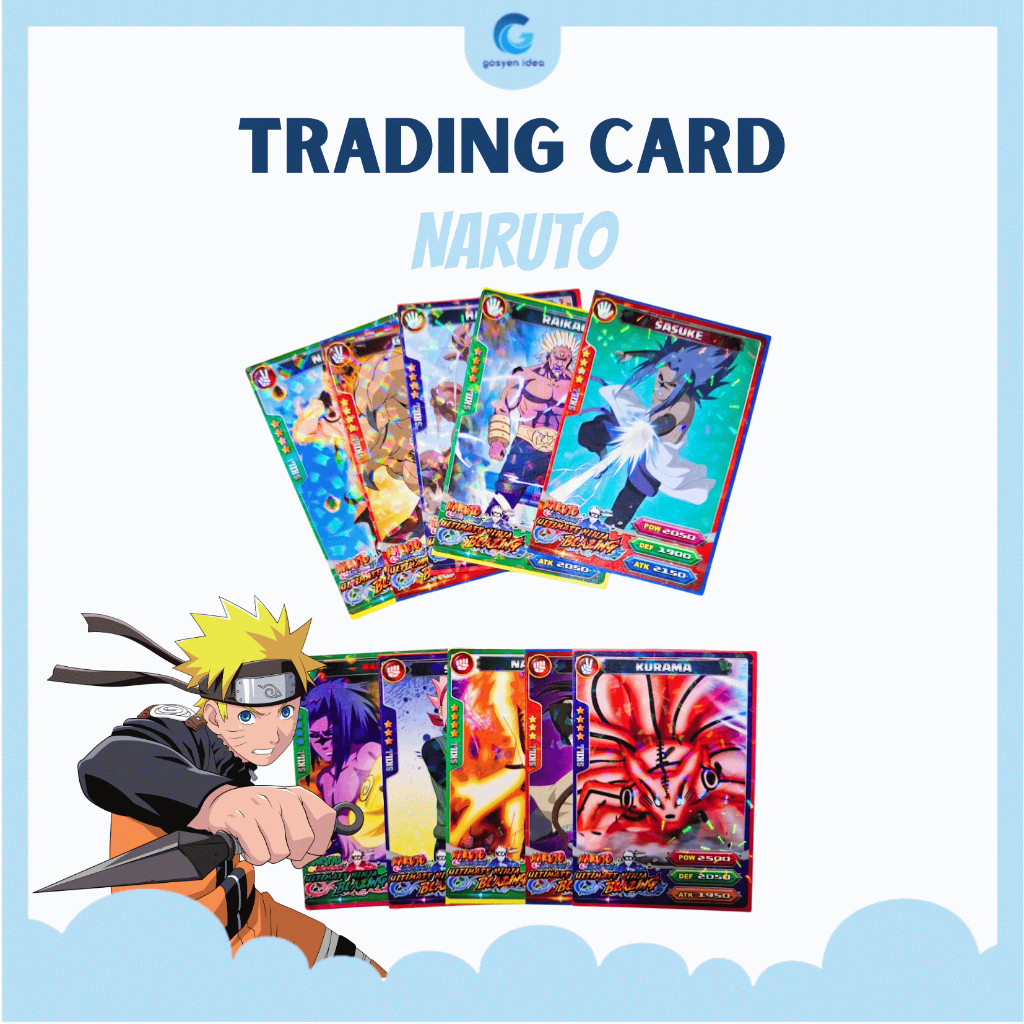 Trading Card Naruto Shippuden Mainan Kartu Anak