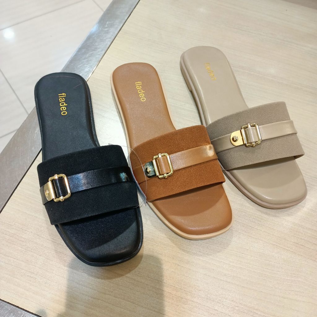 sandal flat wanita FLADEO original