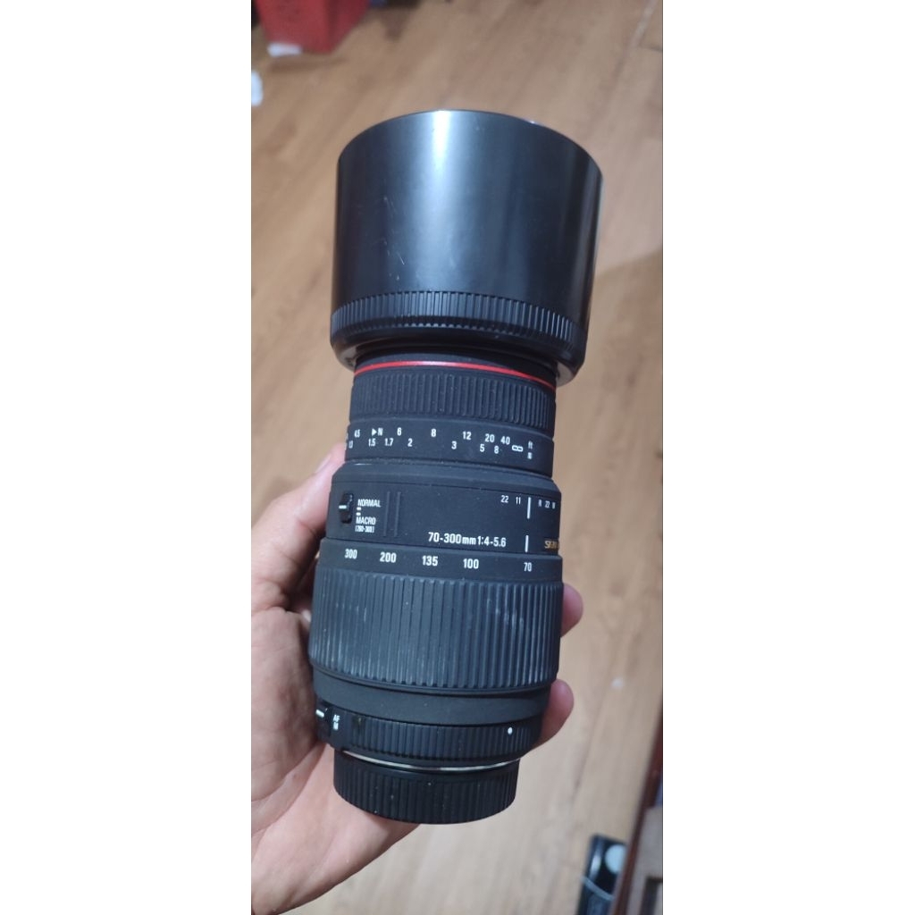 Sigma APO DG 70-300mm F4-5.6 Macro Lensa Zoom Tele untuk Canon/Nikon/Sony/Pentax/Sigma