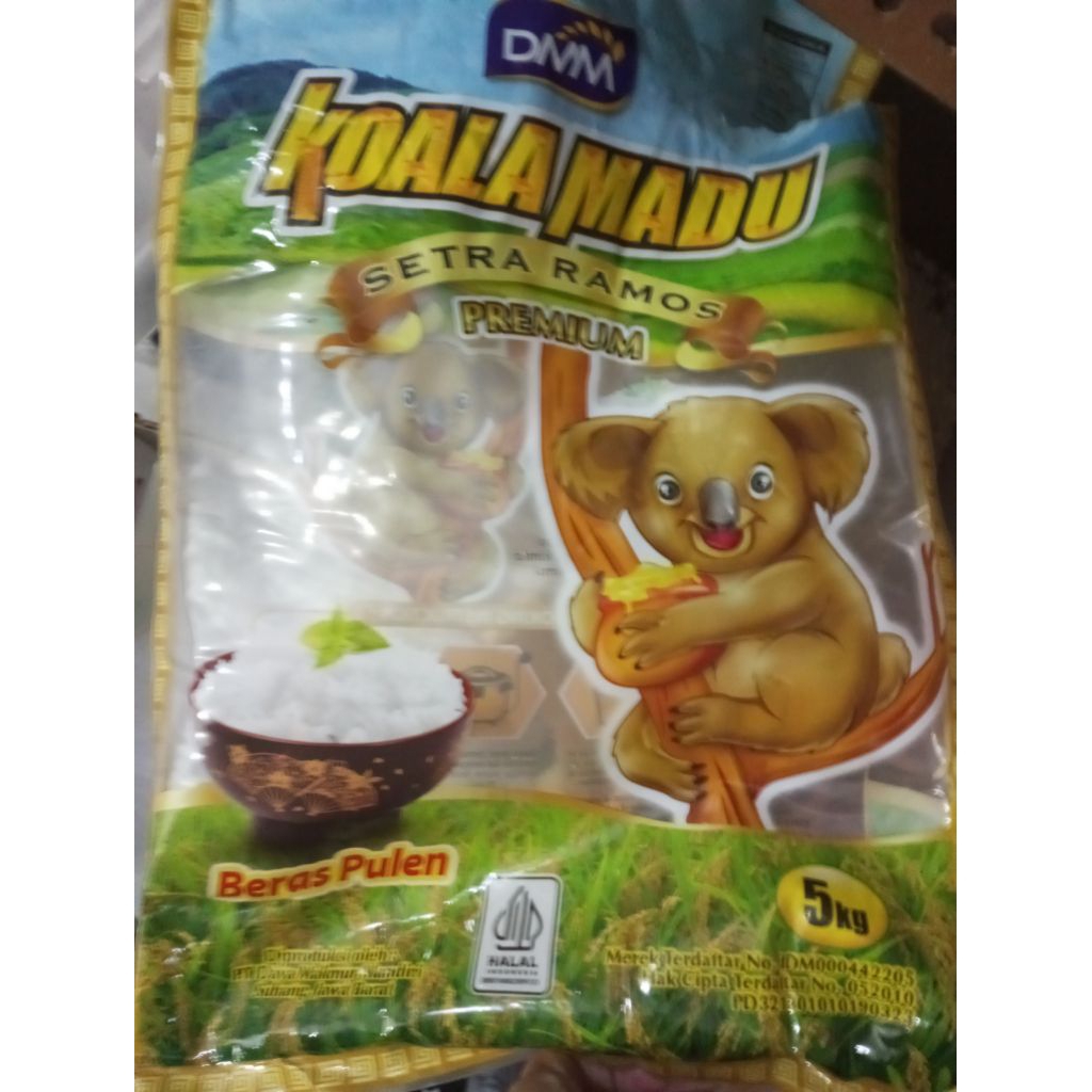 Beras Super Pulen Setra Ramos Koala Madu 5kg