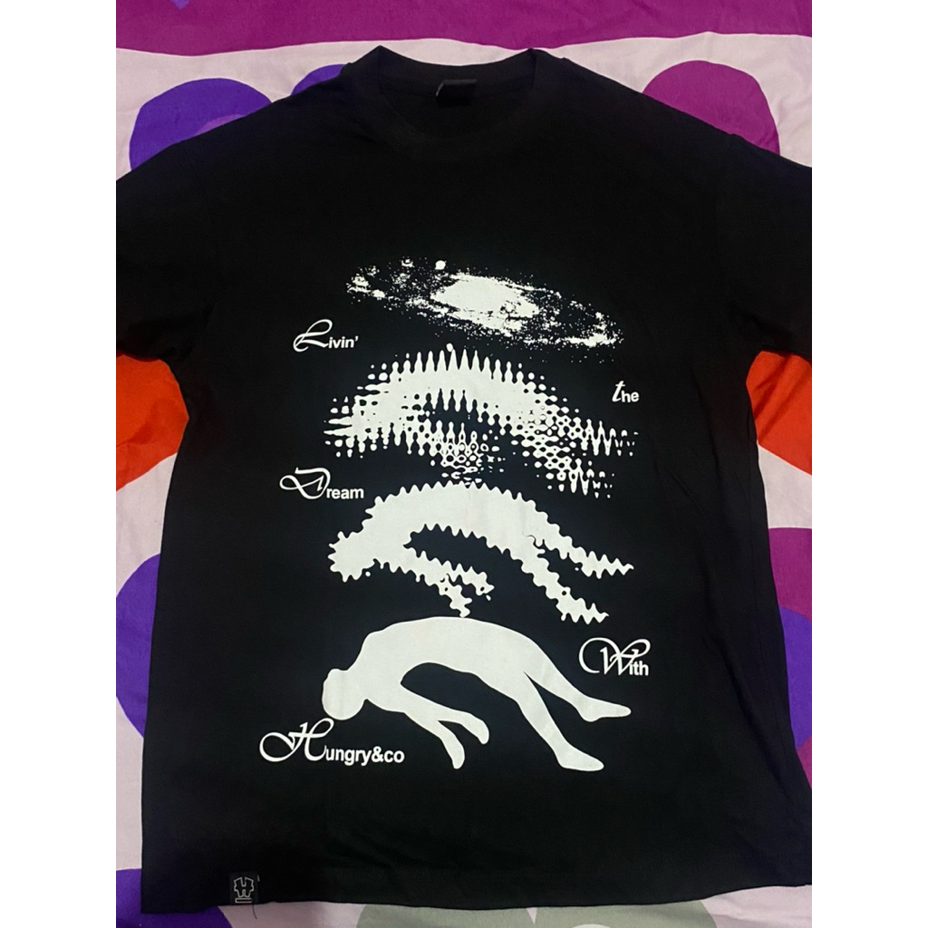 Kaos oversize black hungry&co