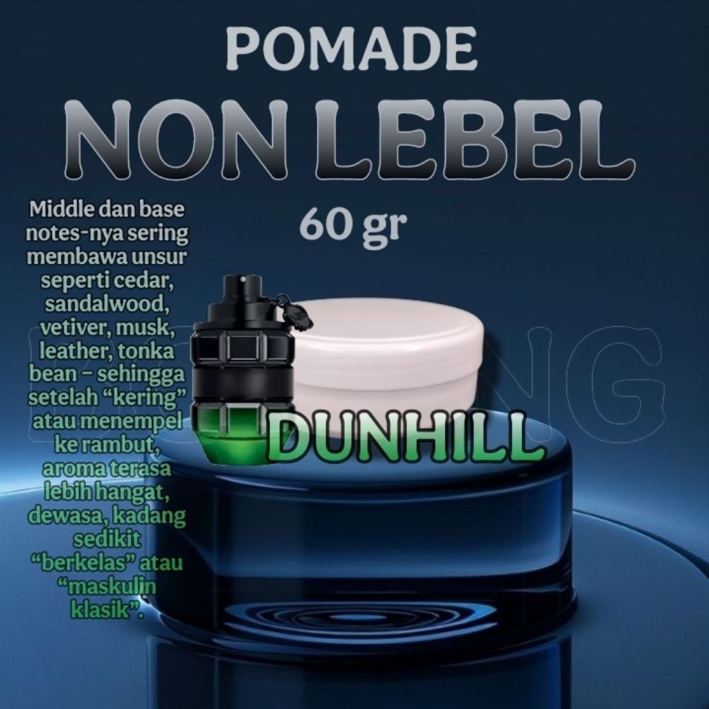 Pomade Polos Tanpa Lebel Oil Based 60 Gr Grosir || Harga Grosir Minyak Rambut Pomade Polos Non Lebel