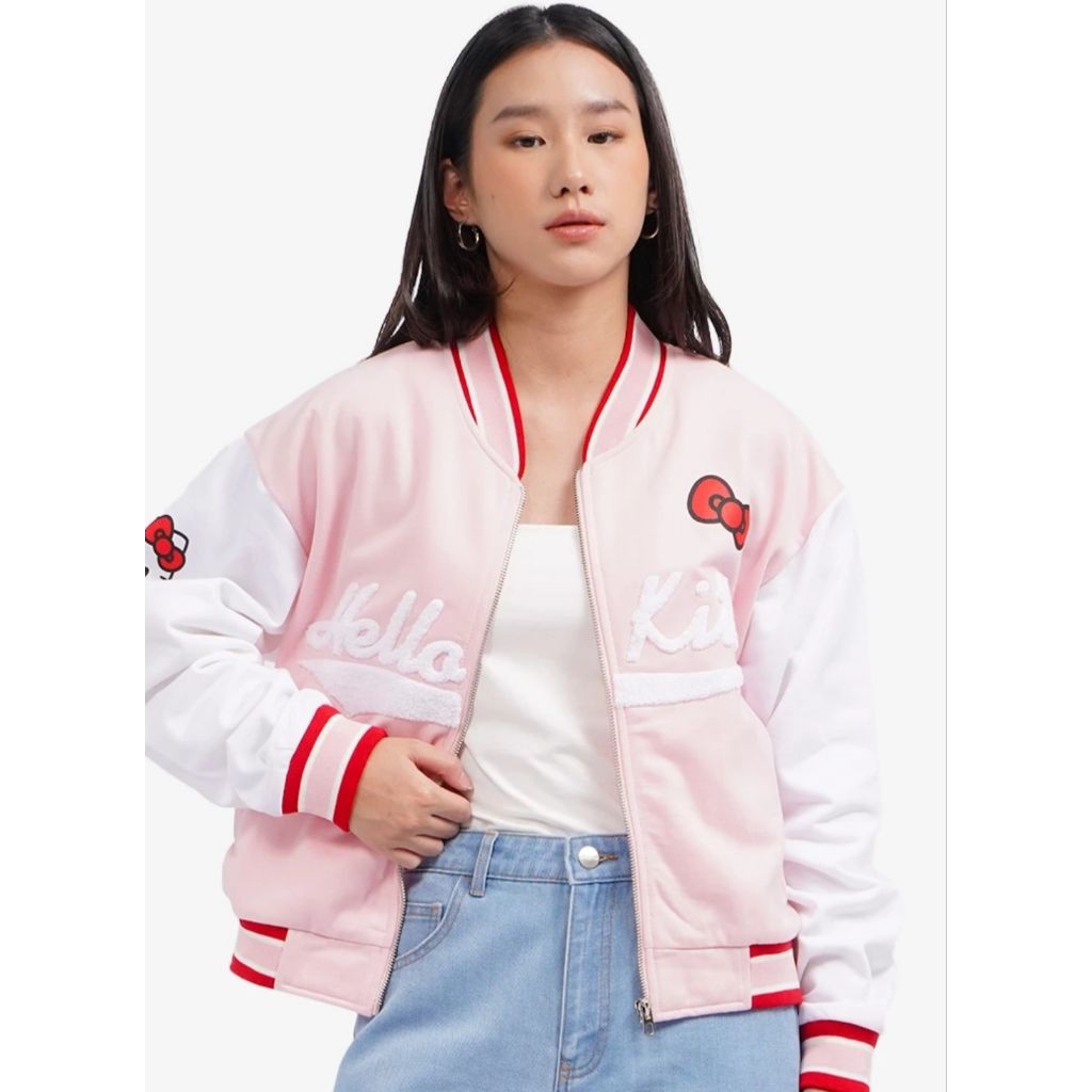 COLORBOX,  Kitty Oversized Varsity Outer (ORI)