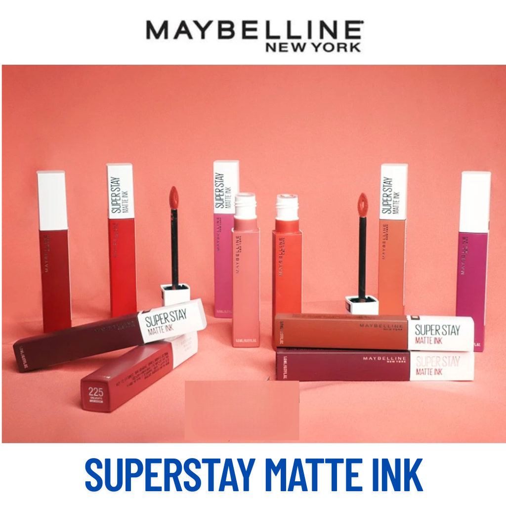 PROMO ? Maybelline Superstay Matte Ink Lipstick 30+ Warna BPOM BISA COD