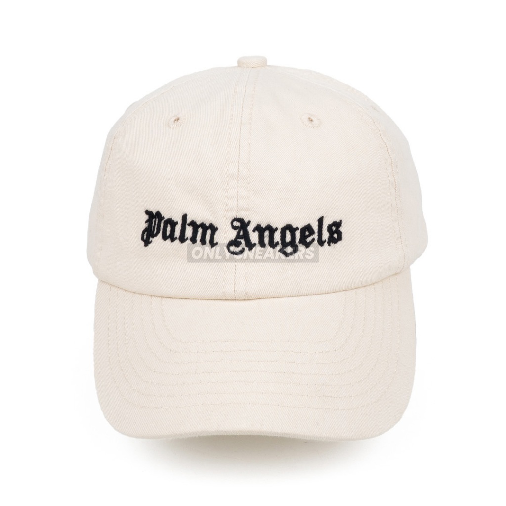PALM ANGELS CLASSIC LOGO CAP BEIGE