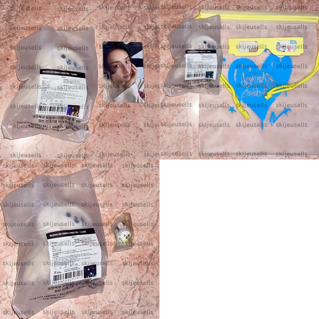 OFFICIAL SKZOO Leebit Lee Know Lying Keyring Merch Dominate Celebrate Stray Kids SKZ