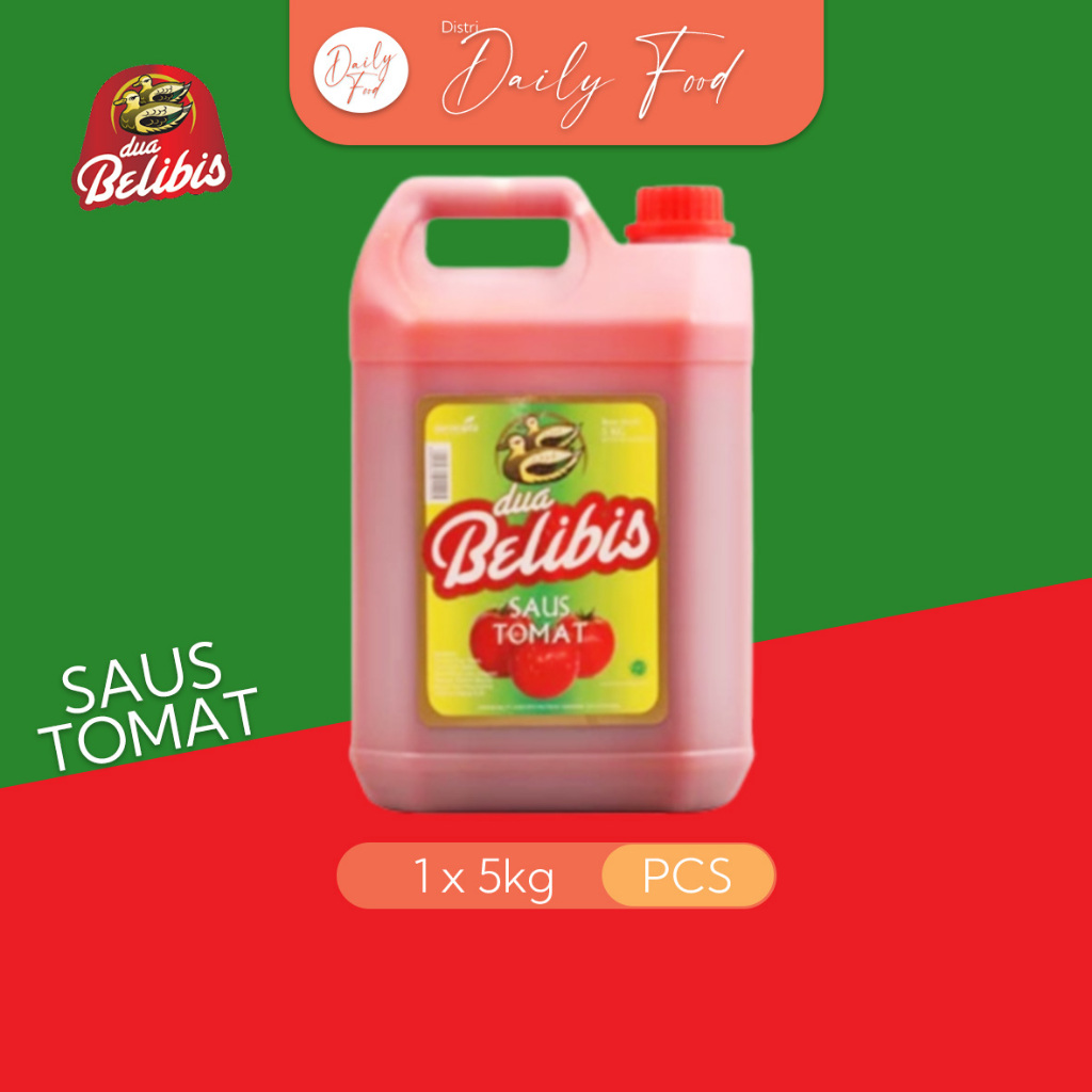 Dua Belibis - Saus Tomat Jerigen 5kg | Saos Tomat Belibis | Saus Tomat Dua Belibis