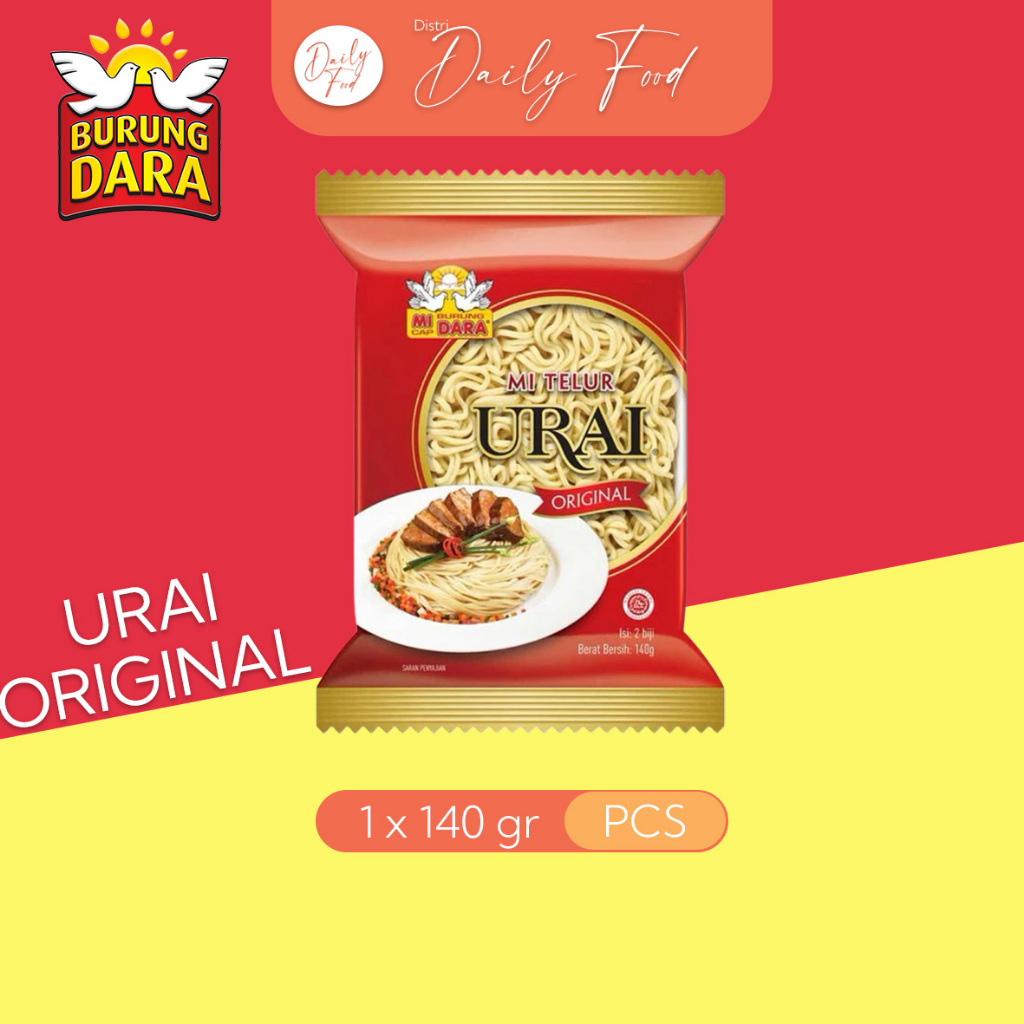 Mi Burung Dara Urai Original - 1 & 5 Pcs | Mie Burung Dara | Mie Kering | Mie Telur