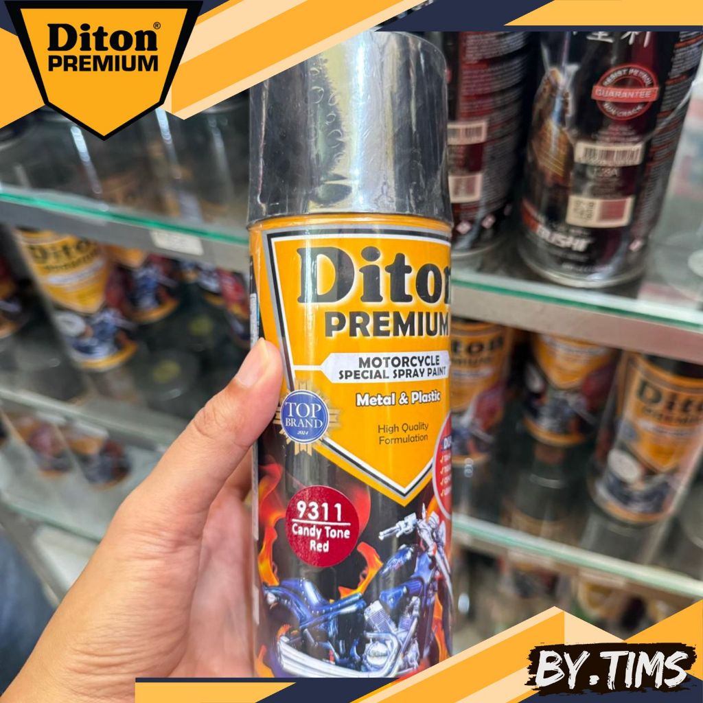 DITON PREMIUM - CANDY TONE RED 9311(400cc)  - Cat Semprot Pylox Pilox