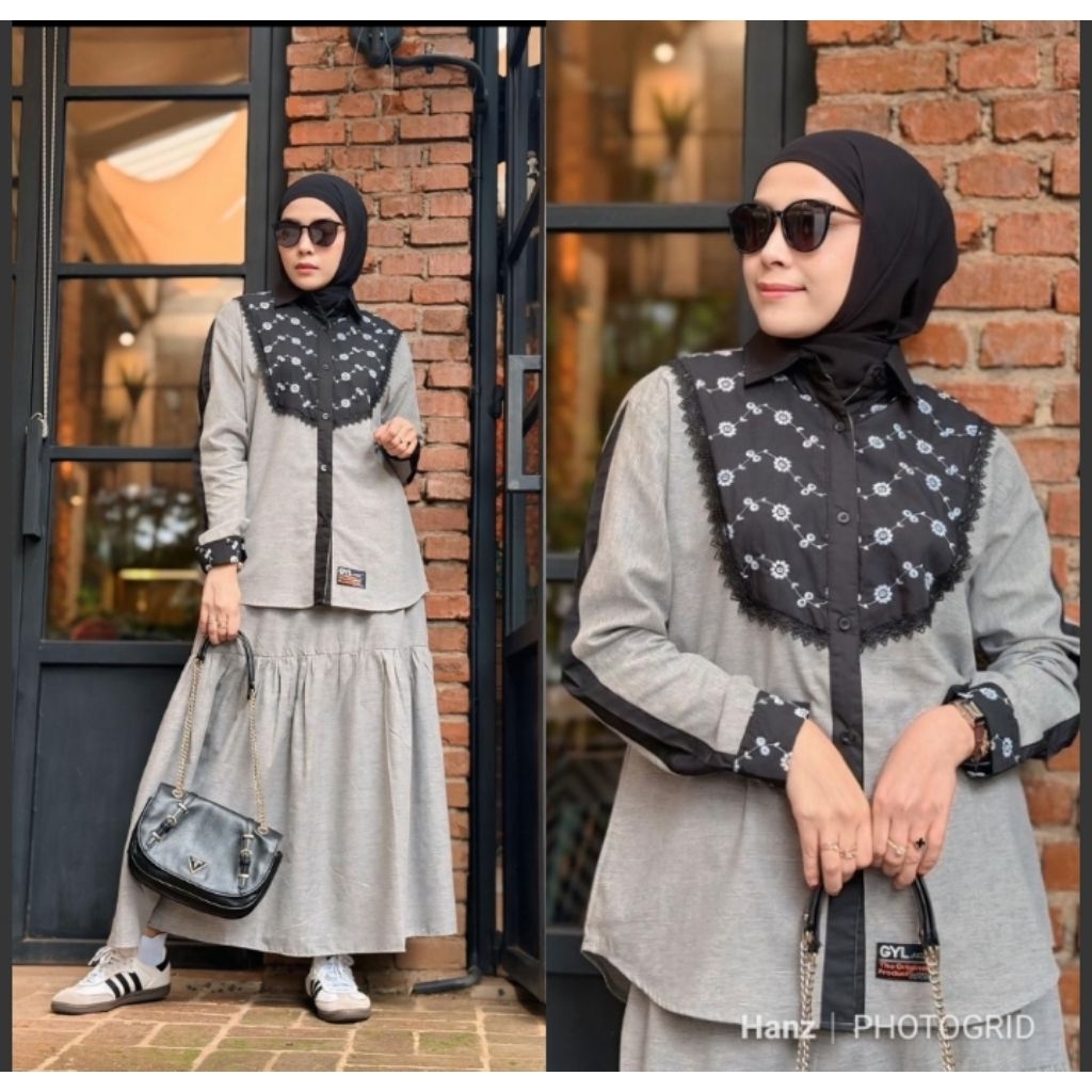 Set Rok Wanita Premium By GYL AUTHENTIC Original