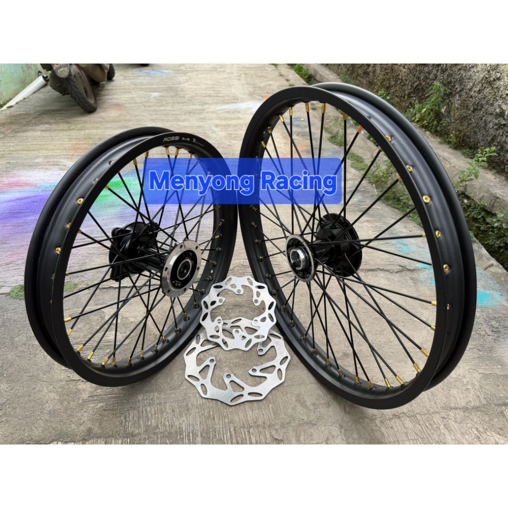 Velg KLX Ring 18 21 dan 16 19. Dtraker 150 tromol ori KLX