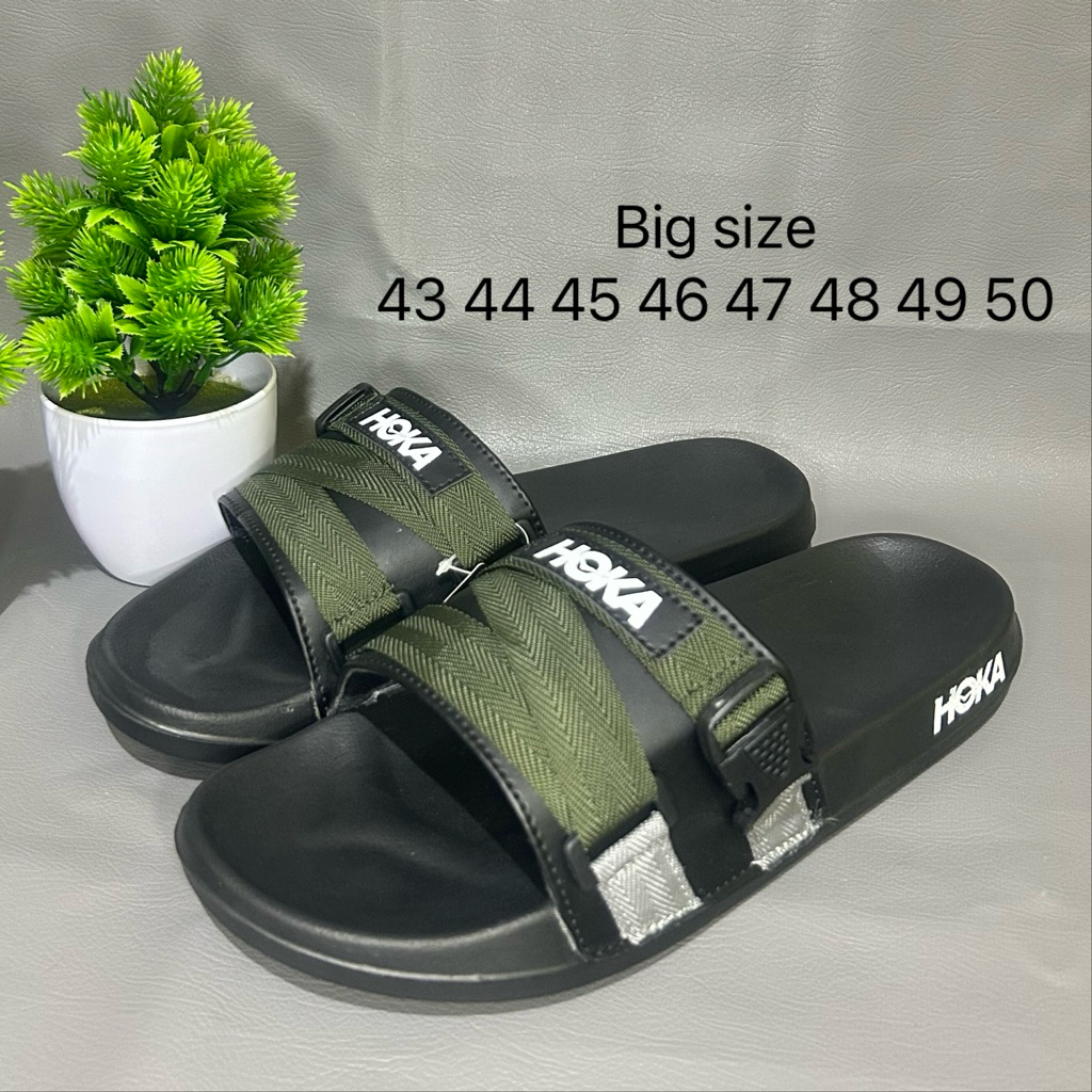 Sandal Slide Casual Pria Big Size 48 49 50 Sendal Jumbo Pria Sandal Slip-on