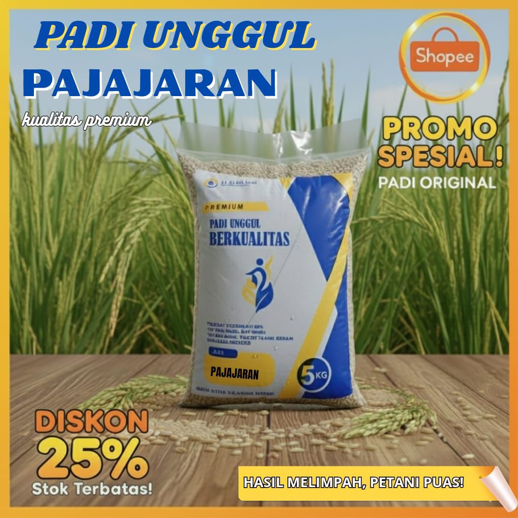 padi pajajaran kemasan 5kg bibit unggulan