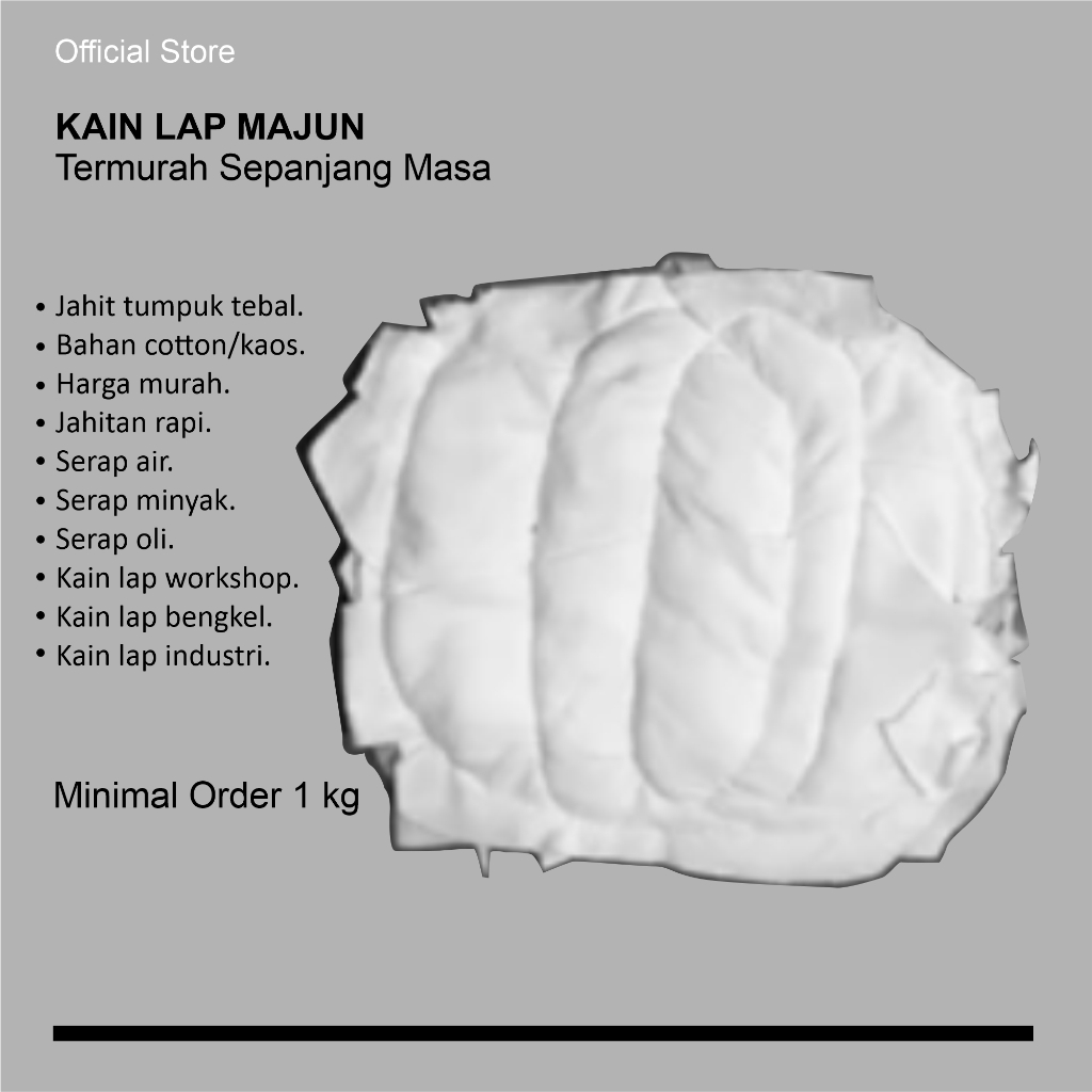 Kain Lap Majun / Majun / Kain Lap / Kain Bekas
