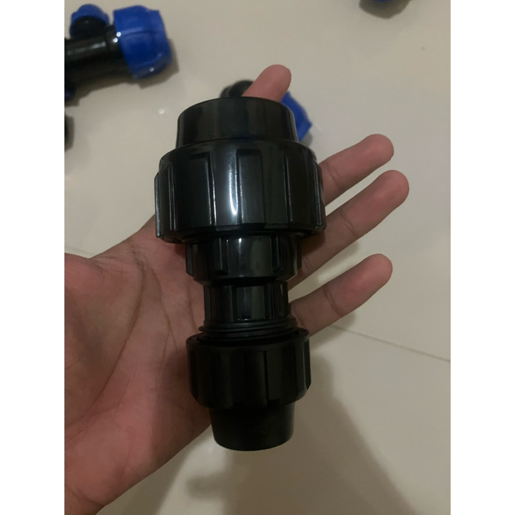 sambungan reducer 1 inch ke 1/2 inch pipa hdpe