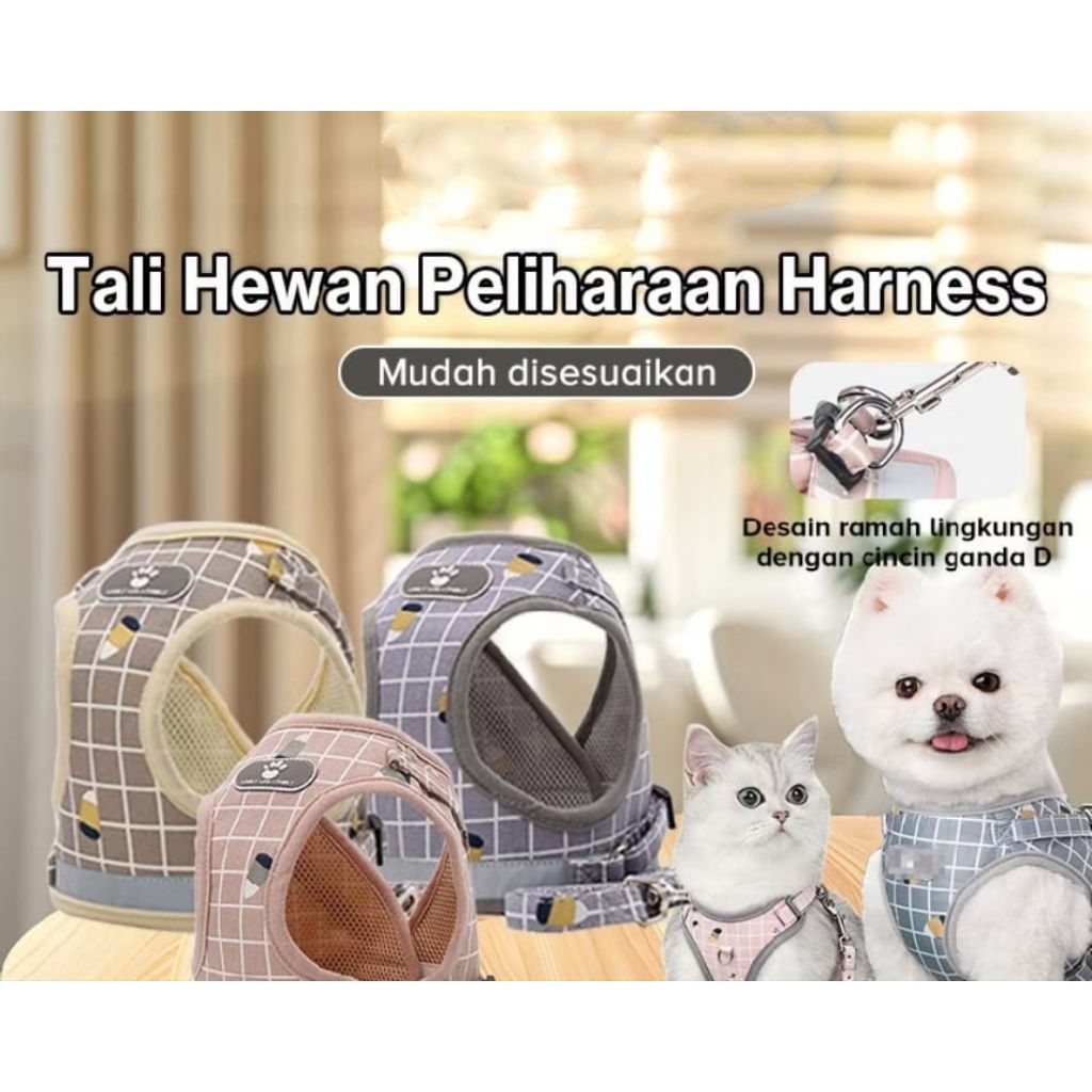 HARNESS ROMPI DADA/BAJU KUCING.ANJING.MUSANG.