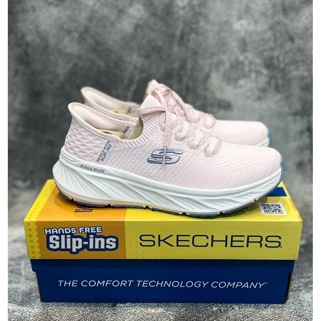 BEST SELLER Skechers Edgeride Power Flow Dark Mauve Women’s Shoes Original 150471DKMV