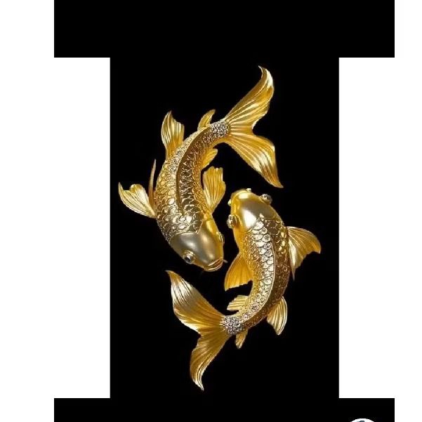 stiker arwana silbino 13 -15cm