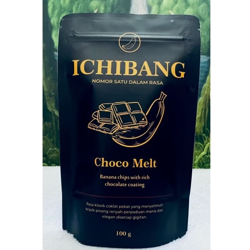 Ichibang - kripik pisang lumer Premium | kripik pisang rasa coklat | kripik pisang lumer rasa coklat