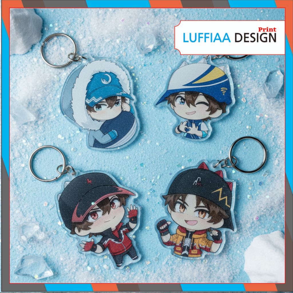 Promo Gantungan kunci akrilik ukir Boboiboy | Kartun Boboiboy versi anime | Keychain Boboiboy | merc