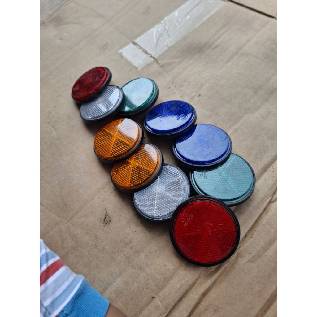 MATA KUCING BULAT BESAR UNIVERSAL MOTOR MOBIL SEPEDA