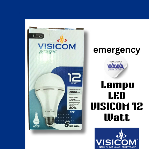 LAMPU LED VISICOM 12 WATT TIPE EMEGENCY