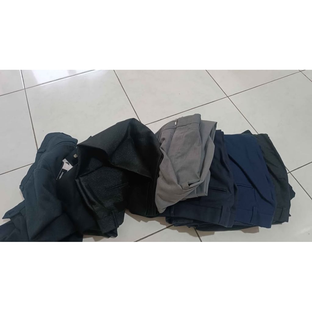 celana bahan second high kuality