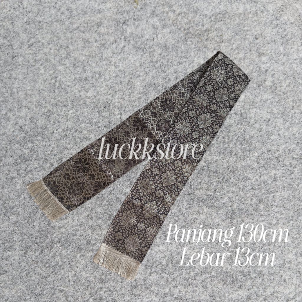 Syal cukin songket palembang/syal songket aksesoris fashion pria dan wanita/Selendang songket