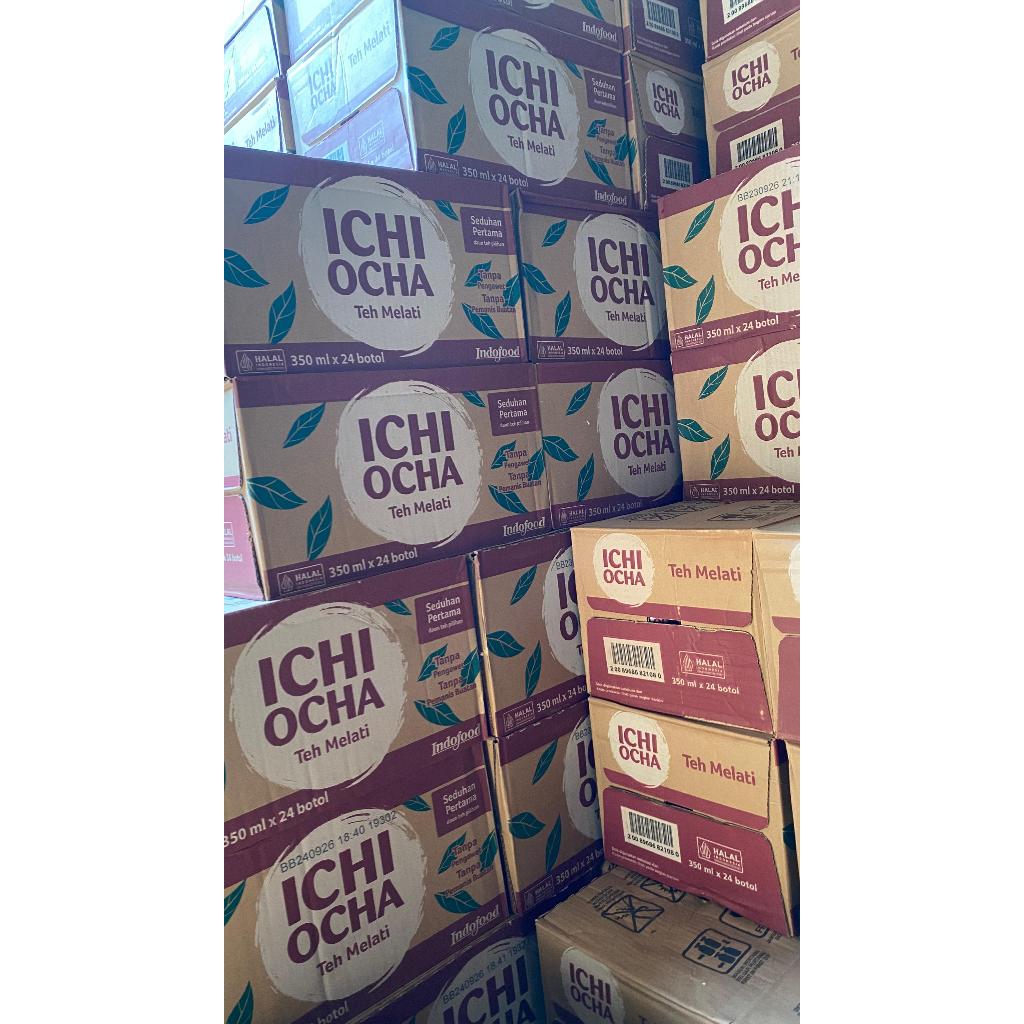 Ichi Ocha Teh Melati 350ml 1 Dus Isi 24 Botol Termurah