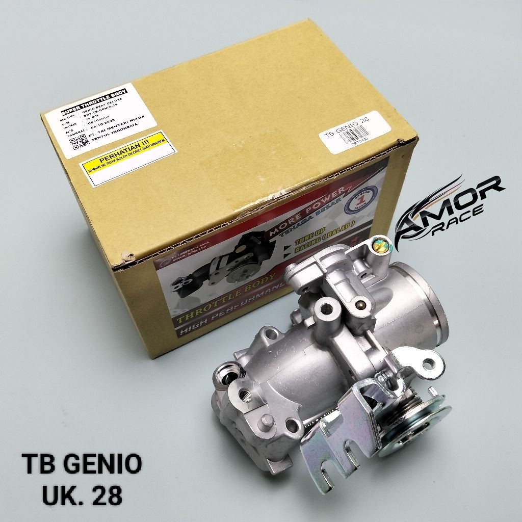 THROTTLE BODY TB BRT GENIO BEAT DELUXE ALL NEW SCOOPY UKURAN 28 MM