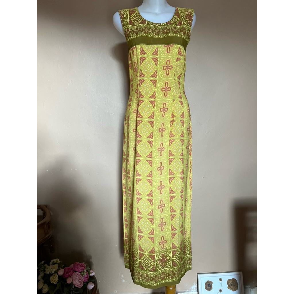 dress panjang ld kecil gamis inner batik pesta pl