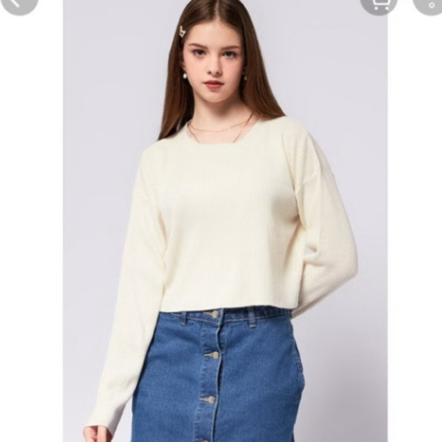 colorbox crop sweater