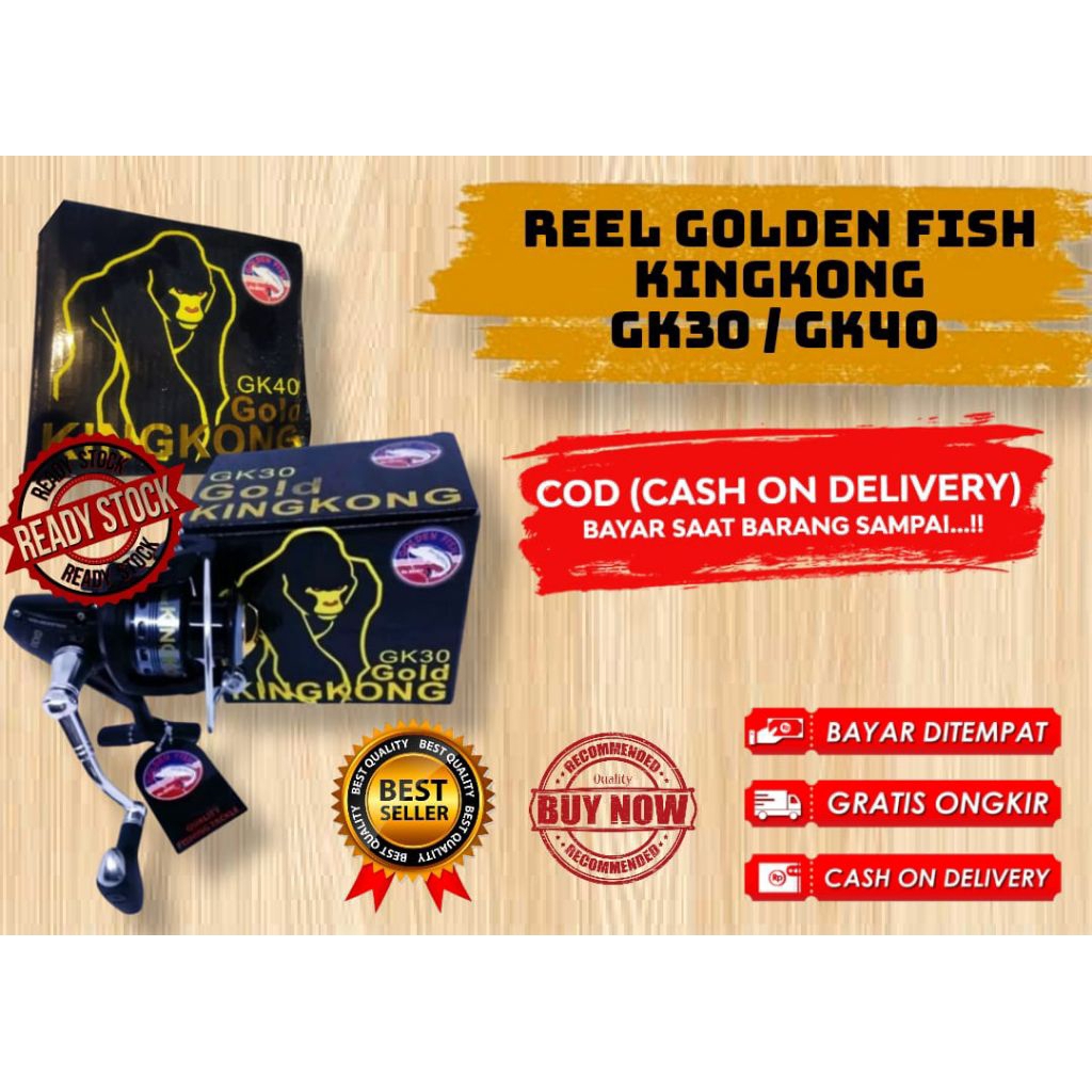 Golden Fish Kingkong Gk30/GK40, Size 3000/4000 Reel/Ril Pancing