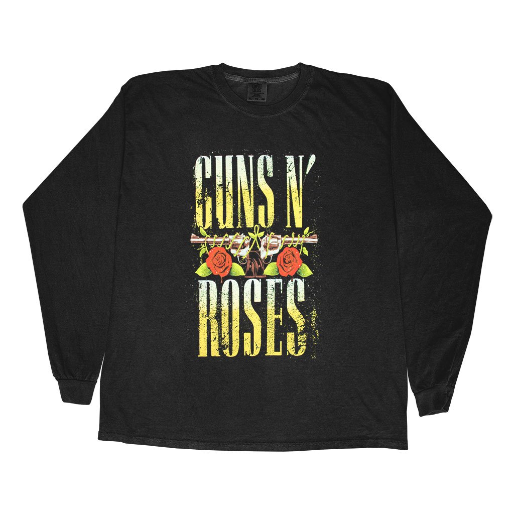 Kaos Band Guns N Roses Big Guns Longsleeve T-shirt lengan Panjang
