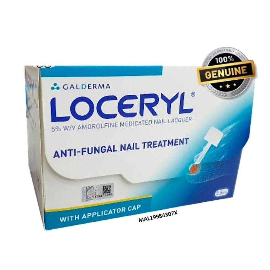 Loceryl 5% w/v Amorolfine Medicated Nail Lacquer 
