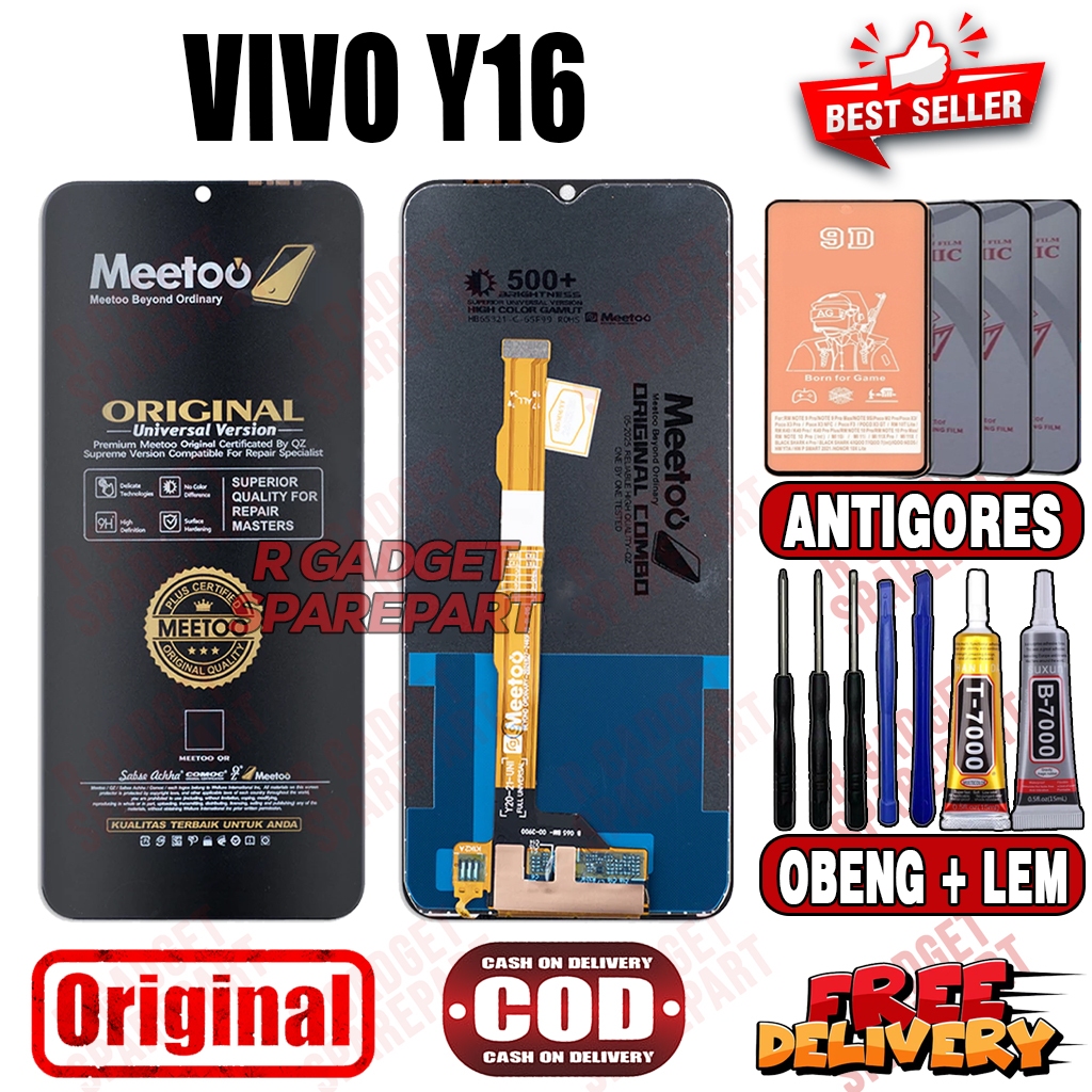 Lcd Touchscreen VIVO Y16 Original MEETOO Lcd VIVO Y16 Fullset
