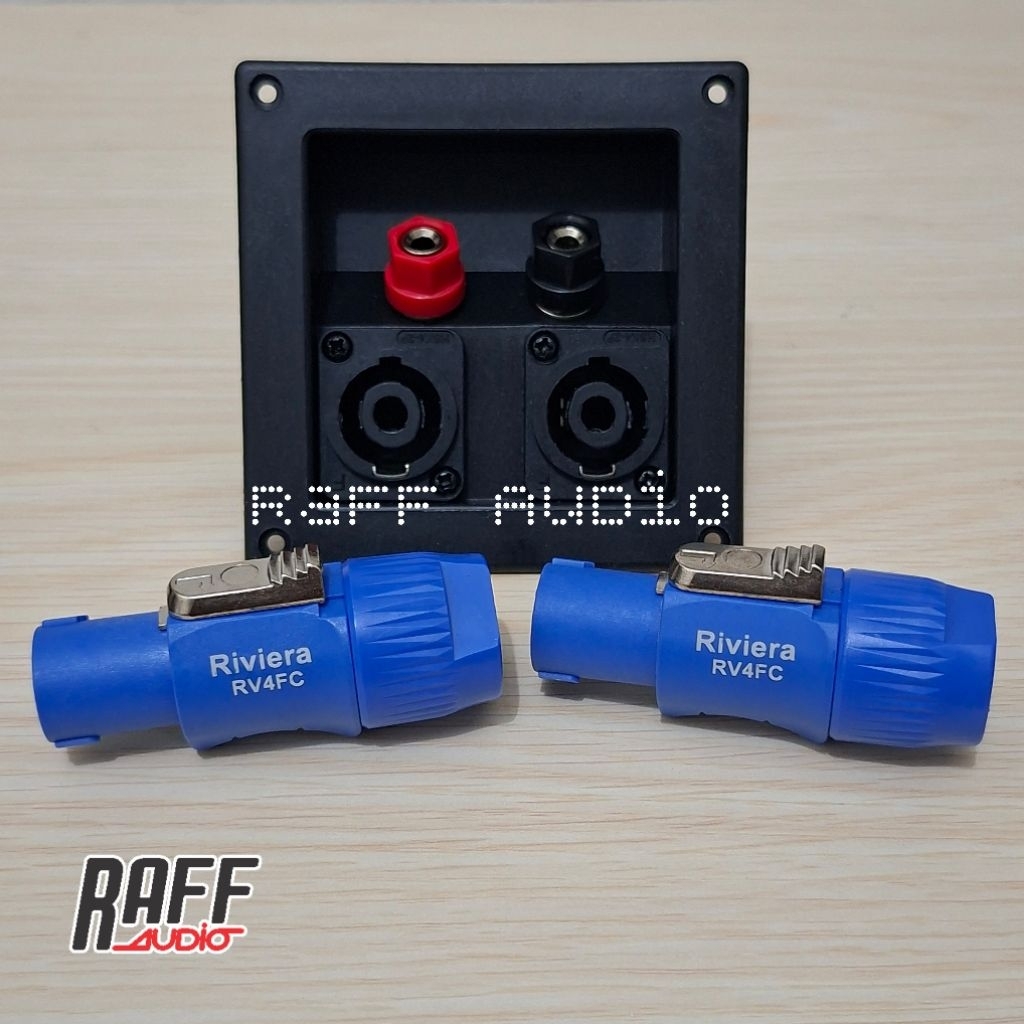 Terminal Box Speaker Combo Plus Jack Speakon Riviera