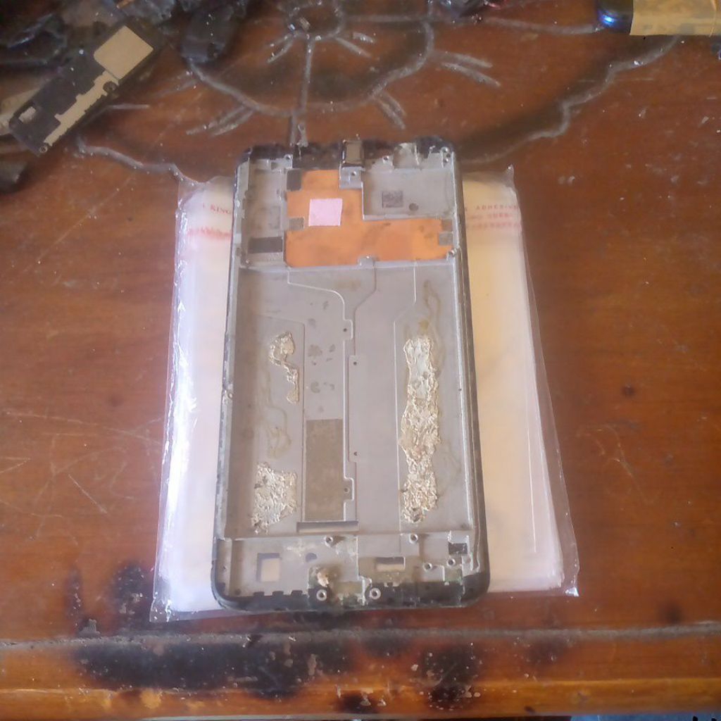 frame lcd redmi note 6 pro original copotan