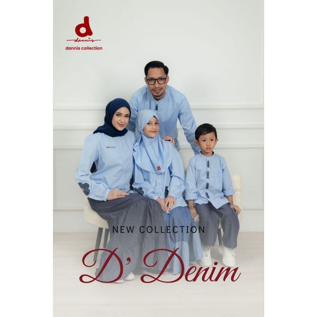 SARIMBIT D'DENIM WARNA BABY BLUE 2026 BY RUMAH DANNIS / SARIMBIT DANNIS 2026 / SALE DANNIS / COUPLE 
