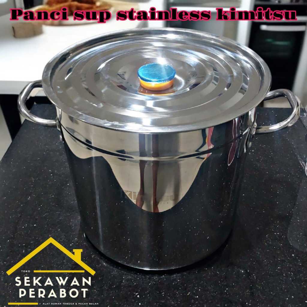 PANCI SUP BESAR STAINLESS STEEL KIMITSU DANDANG