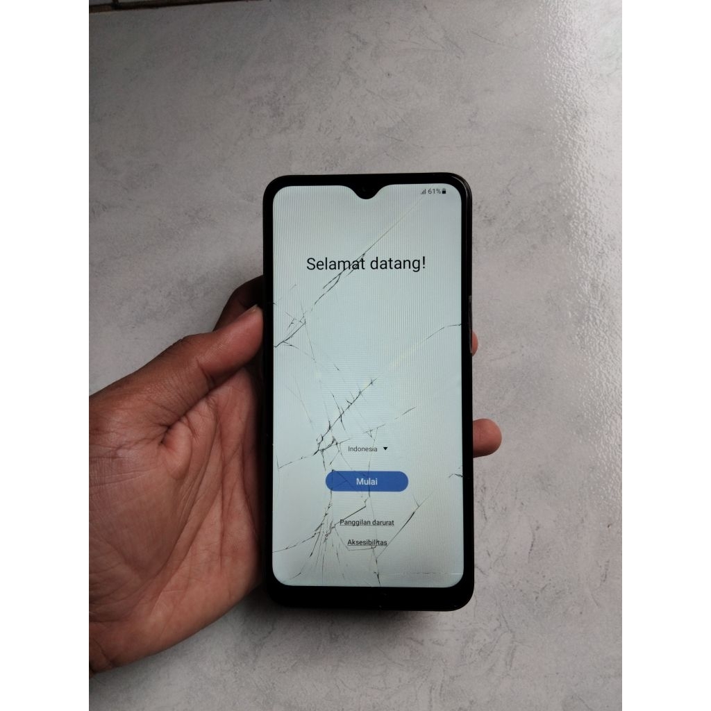 Hp samsung galaxy A10s 2/32gb hitam second