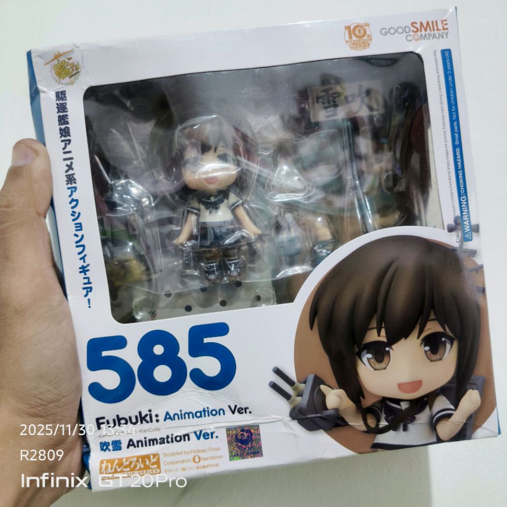 Figure Nendoroid Fubuki Animation Kantai Collection Kancolle 585 Goodsmile Original
