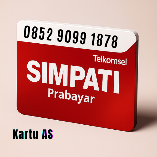 Nomor Cantik Telkomsel kartu AS 4G LTE Rapi Jadul 1878 Tahun MU