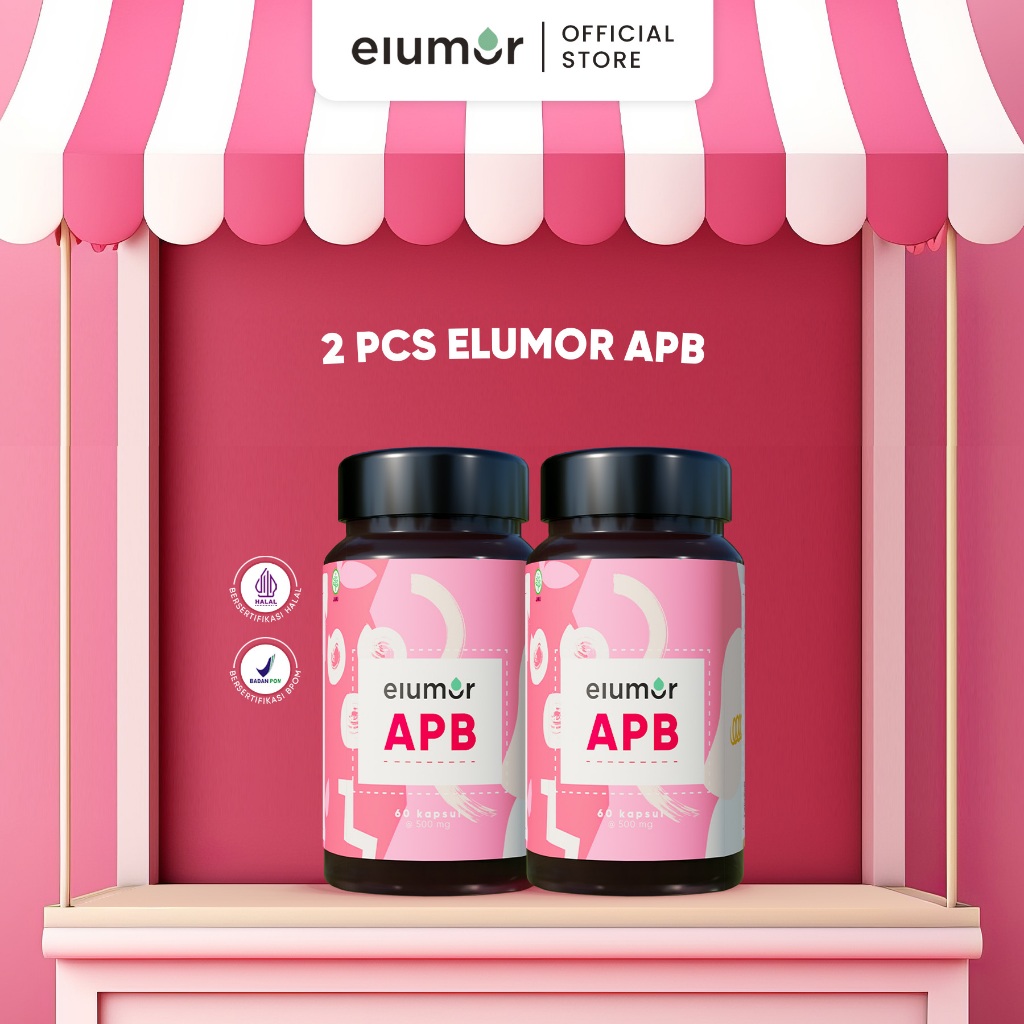 Obat Diet - 2PCS Elumor APB isi 60pcs | Suplemen Diet & Teh Hijau Pelangsing