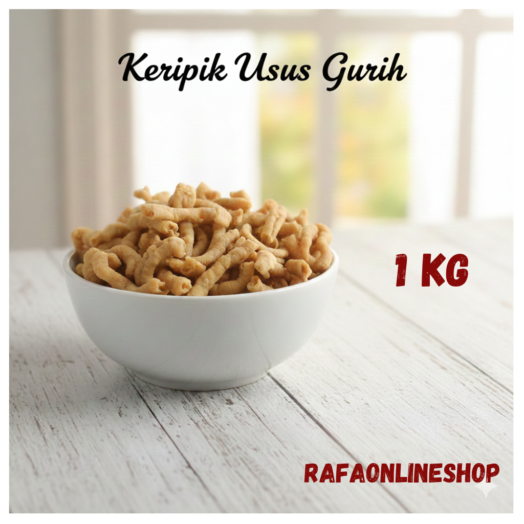 Keripik Usus Ayam  Goreng Gurih / Cemilan Usus Ayam Gurih - 1 kg