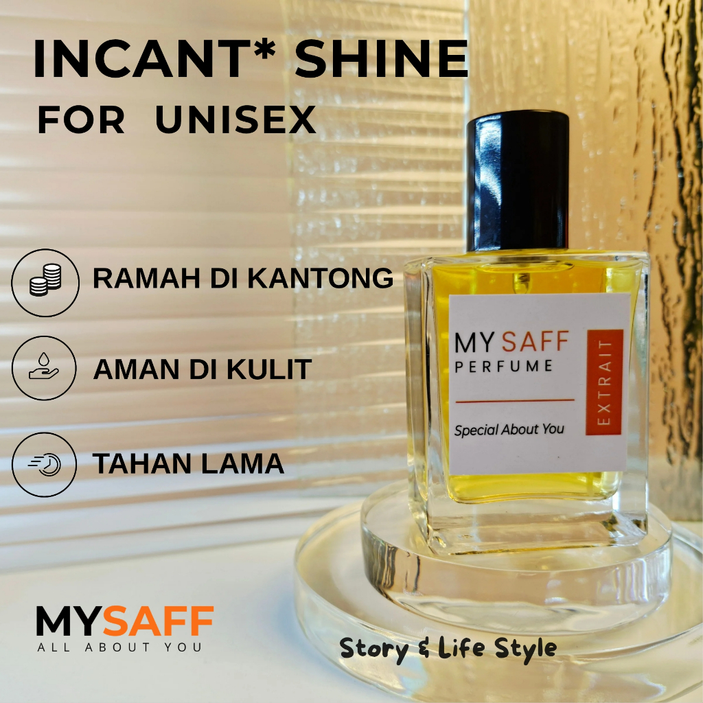 Parfum Salv*tor Incanto Shine Pria Wanita - Wangi Cewek Cowok Tahan Lama | Best Seller MYSAFF